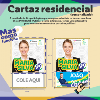 Cartaz Residencial (Novidade) Fachada de Acm Sorocaba Letra Caixa Sorocaba Impressão UV Sorocaba Totem Sorocaba