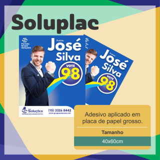 SoluPlac (Novidade) Gráfica Sorocaba Luminoso Sorocaba Outdoor Sorocaba Impressão Digital Sorocaba